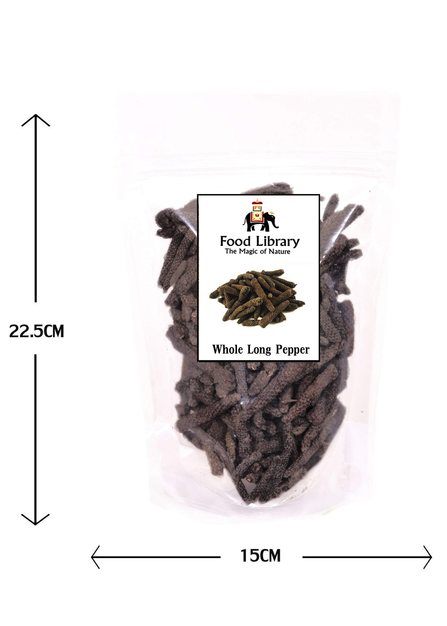 Food Library The Magic of Nature Long Pepper (Pipli/ Pippali), 200g