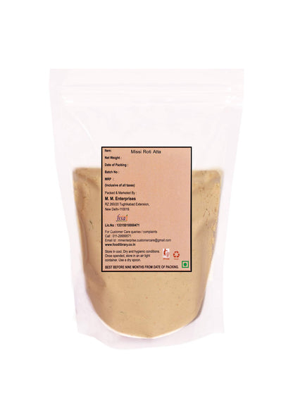 Food Library The Magic of Nature Rajasthani Missi Roti Atta(Flour), 400g