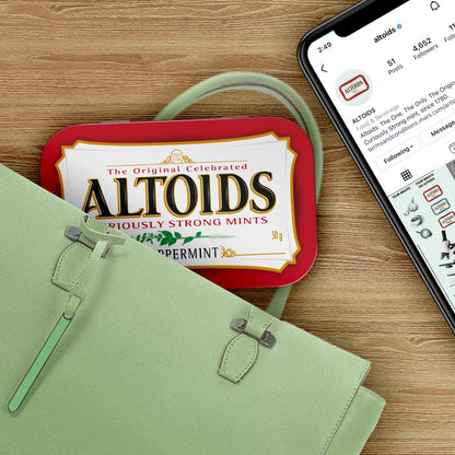 Altoids Curiously Strong Mints Peppermint Pouch, 50 G - Pounds