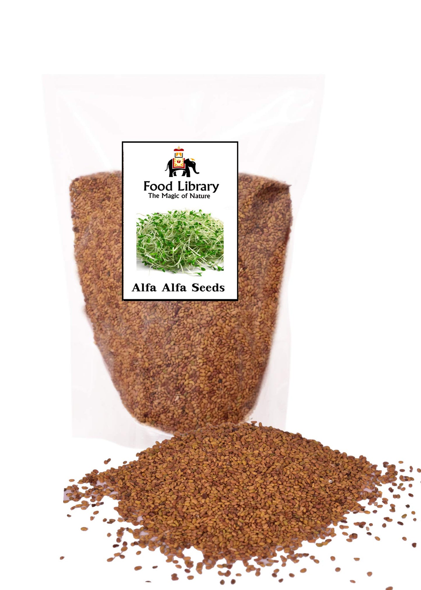 Food Library Alfa Alfa Seeds (400g)