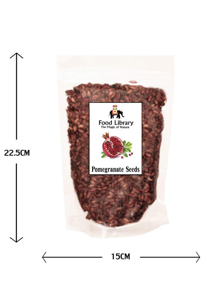 FOOD LIBRARY THE MAGIC OF NATURE Dried Pomegranate Seeds - Anardana (200Gram)