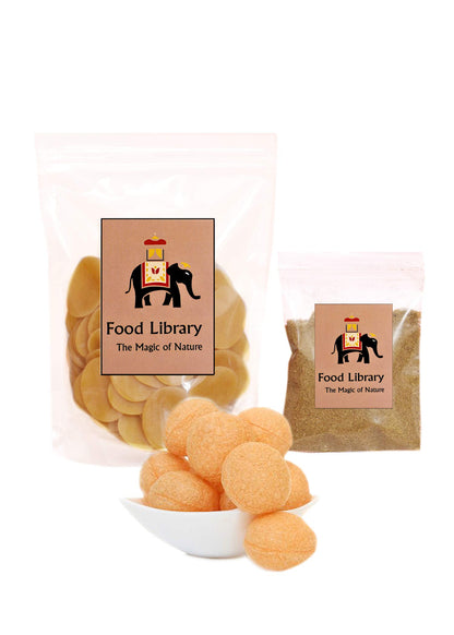 Food Library The Magic of Nature Combo of Ready-to-Fry GOL Gappe (400g) & Instant Pani Puri Masala (100g)
