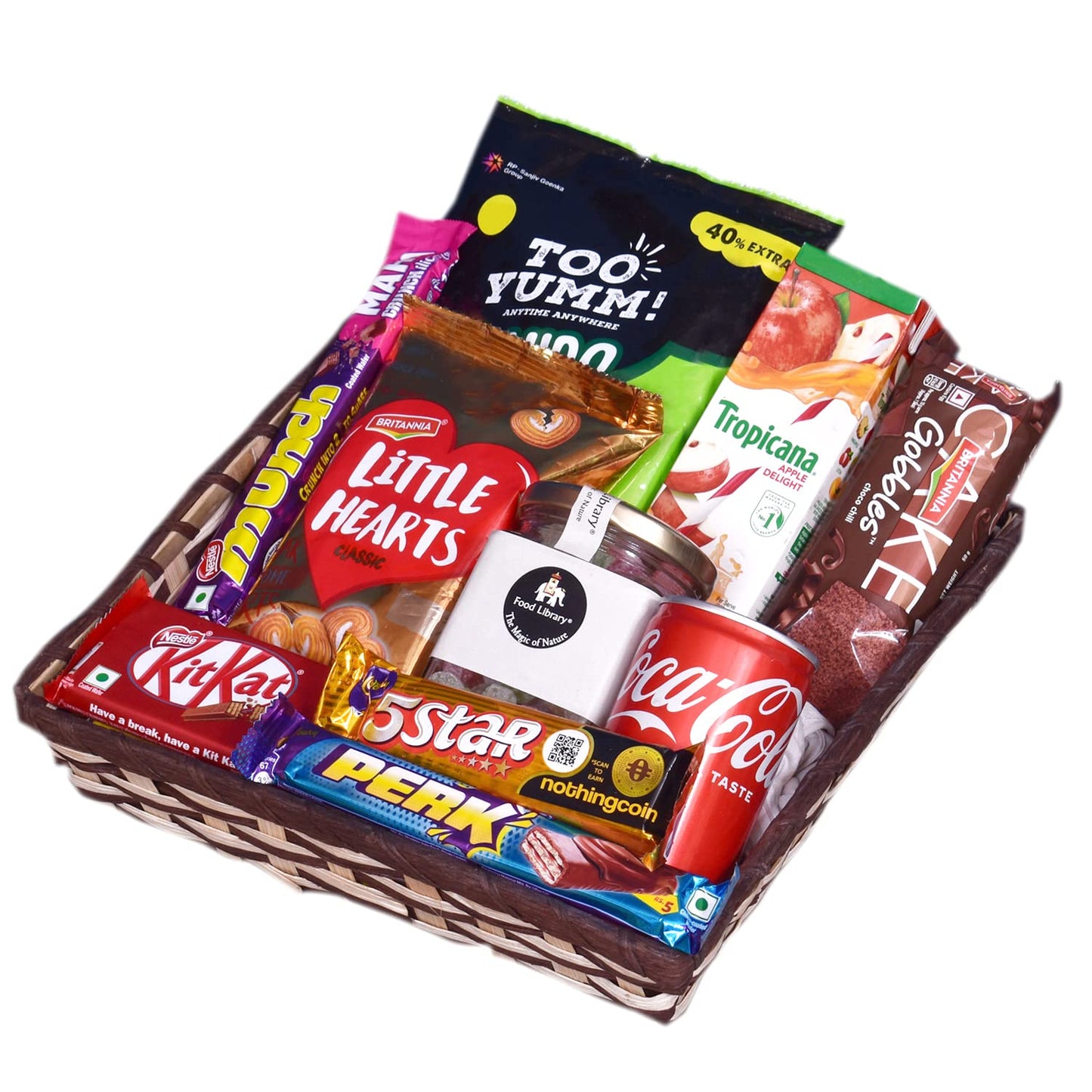 Food Library The Magic of Nature Rakhi / Diwali / Bhai dooj / Corporate Gifting / Valentine / Christmas Gift Hamper for Bhaiya & Bhabhi (All Occasions)