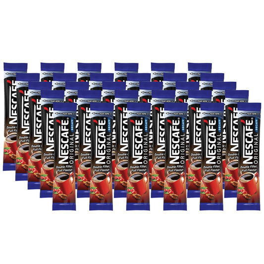 Nescafe Original Decaffeinated Double Filtered Coffee Sticks, 30 X 1.8 G, Sachet, Packet