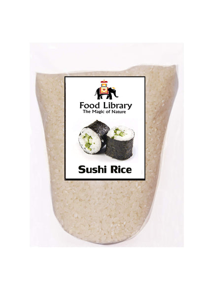 FOOD LIBRARY THE MAGIC OF NATURE Japanese Sushi Rice, 800 Gram