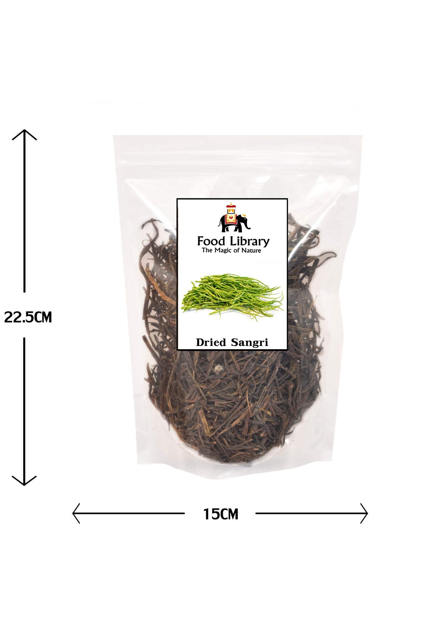 Food Library The Magic of Nature Dried Capparis Decidua/ Capers/ Kair/ Ker/ Keir, 200g