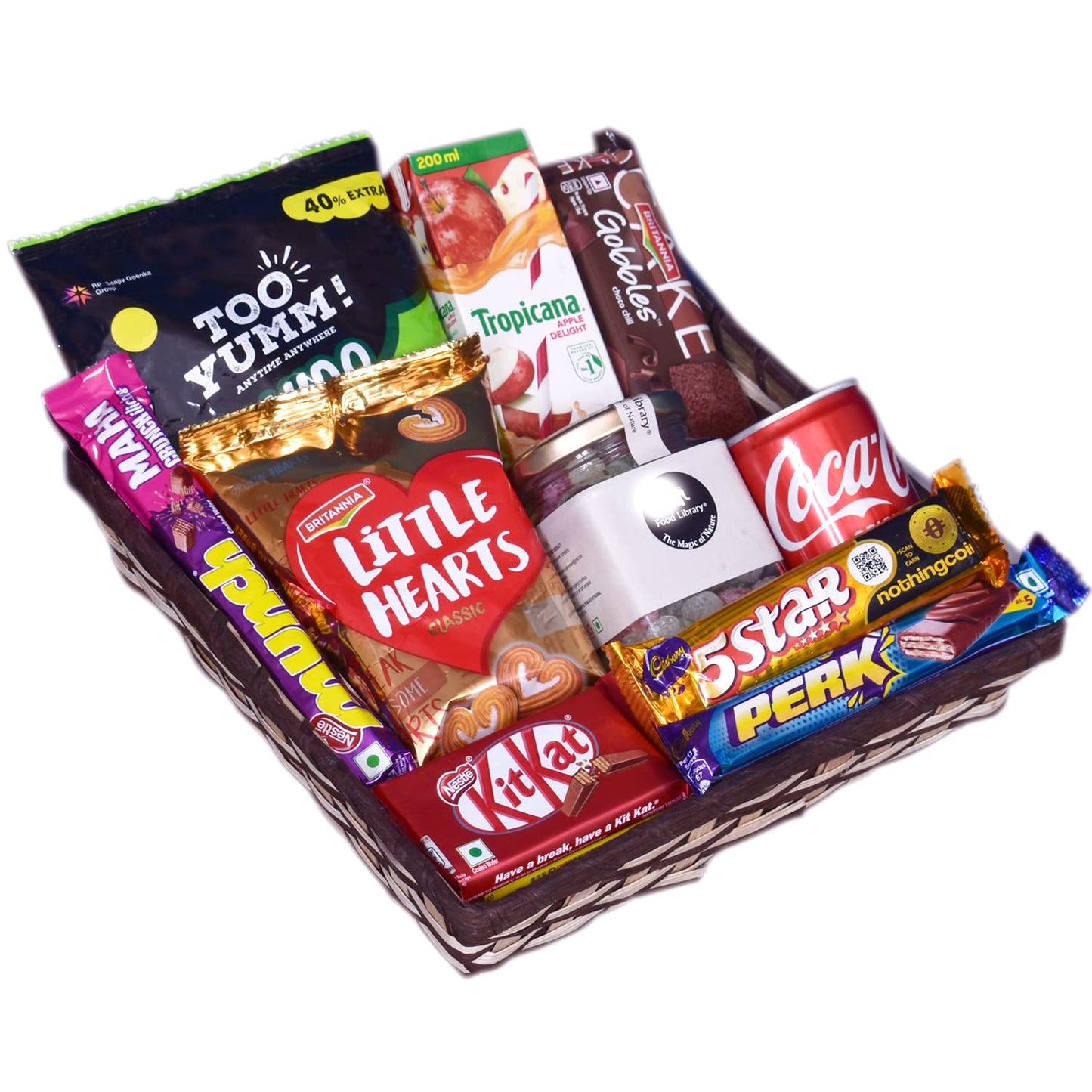 Food Library The Magic of Nature Rakhi / Diwali / Bhai dooj / Corporate Gifting / Valentine / Christmas Gift Hamper for Bhaiya & Bhabhi (All Occasions)