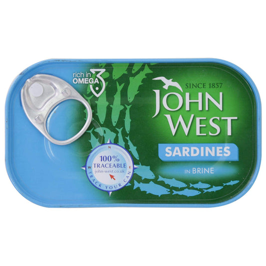 John West Sardines in Brine, 120 g