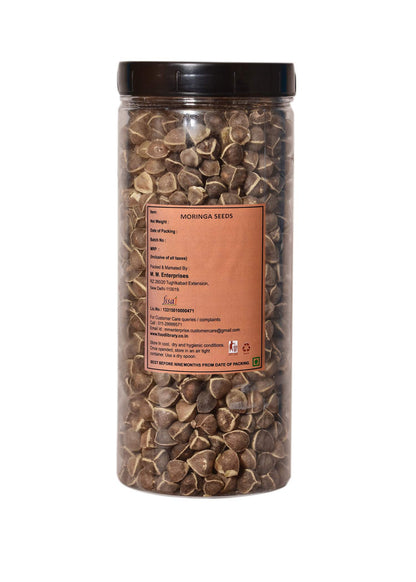 Food Library The Magic of Nature African Moringa/ Drumstick/ Sahijan Seeds, 350gm