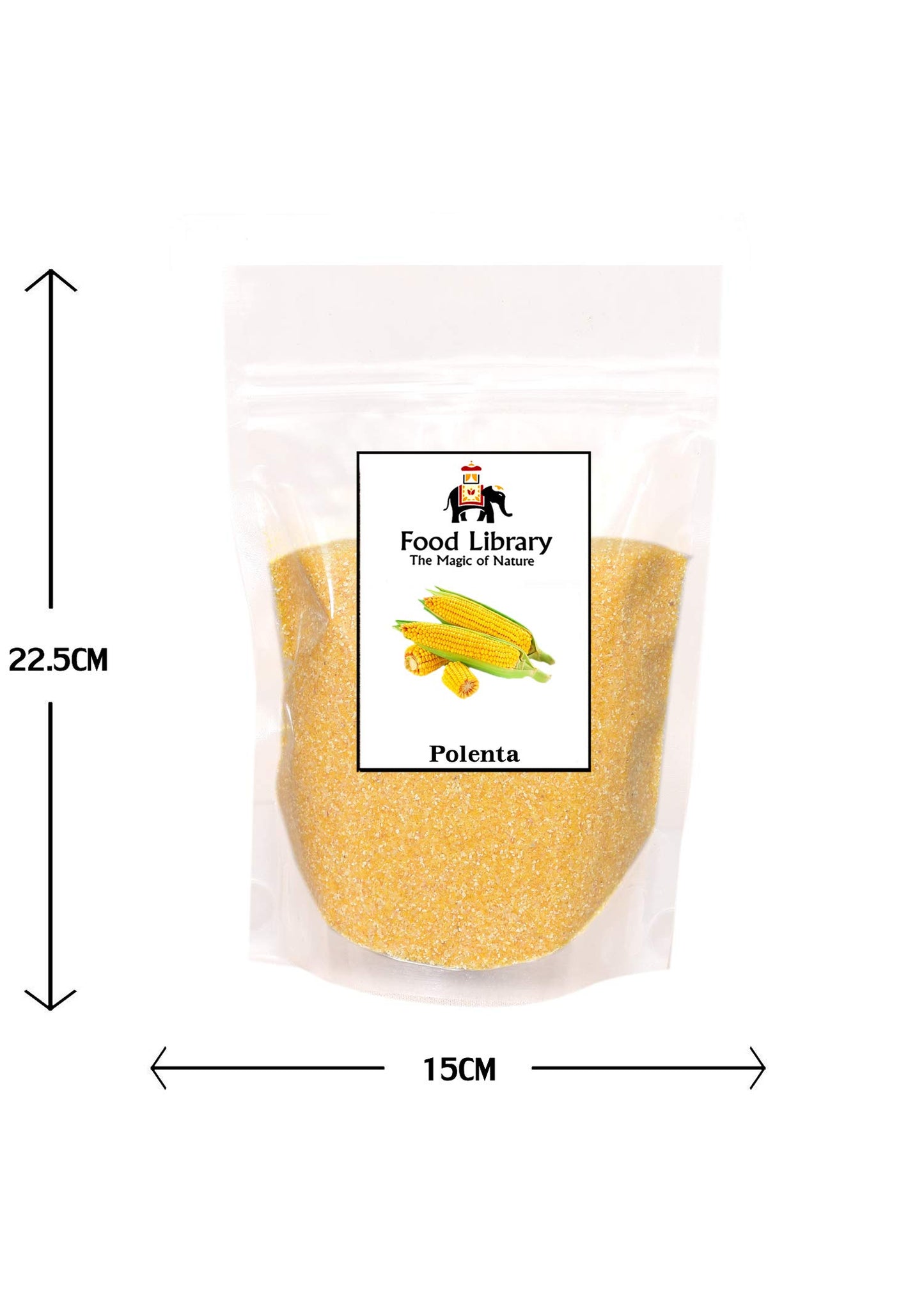 Food Library Yellow Corn Polenta, 400g