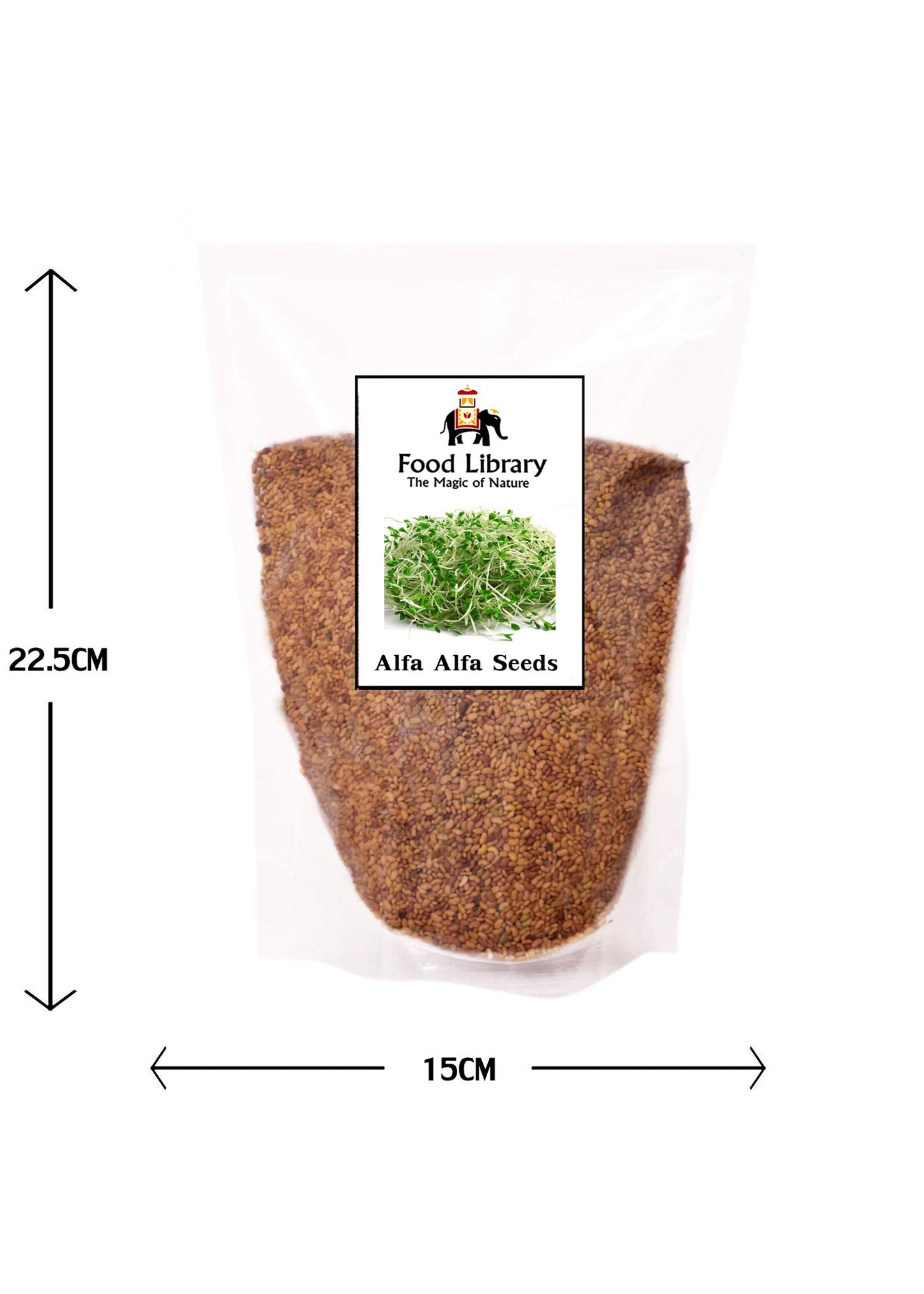 Food Library Alfa Alfa Seeds (400g)