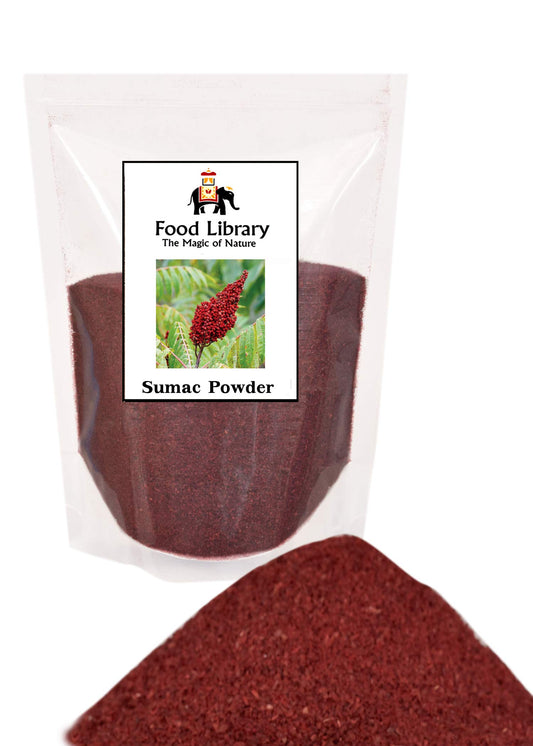 Food Library The Magic Of Nature World Flavours | Epicurean Spices | Global Seasonings | International Spices. (200gm, Sumac Berries Powder)