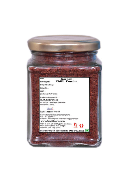 Food Library The Magic of Nature Gochugaru Korean Chilli Powder, 100 grams