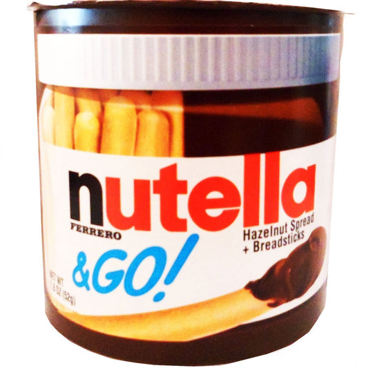 Nutella & Go Hazelnut Spread & Malted Bread Sticks, 52 Grams
