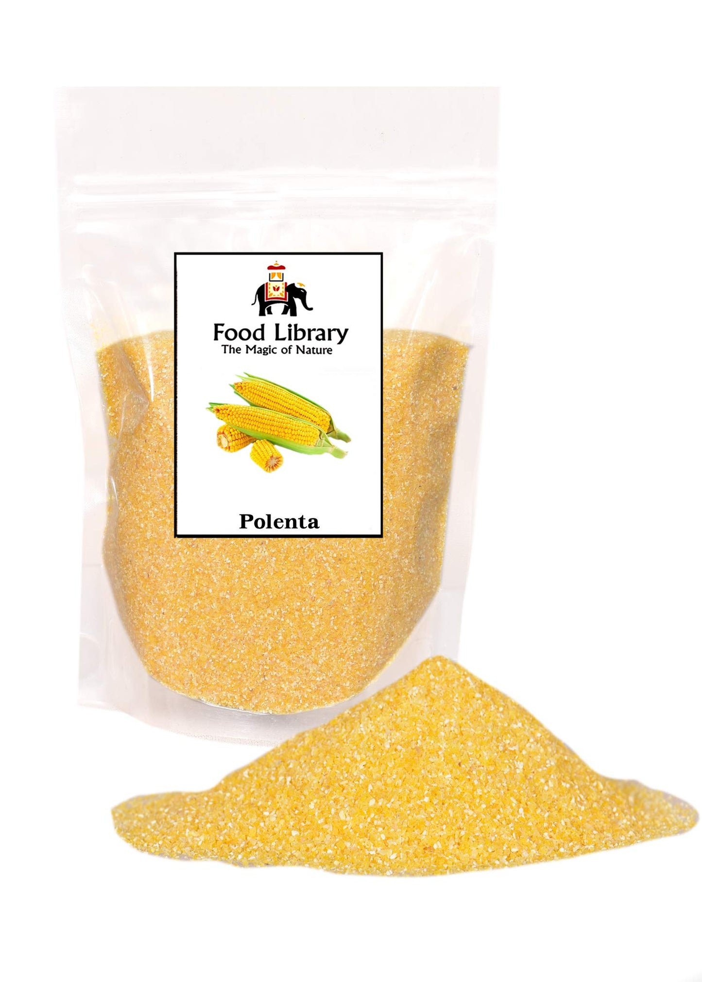 Food Library Yellow Corn Polenta, 400g