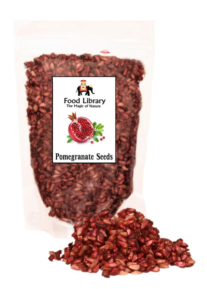 FOOD LIBRARY THE MAGIC OF NATURE Dried Pomegranate Seeds - Anardana (200Gram)
