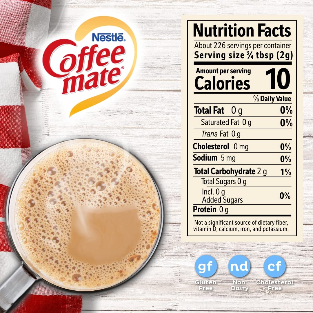 Nestle Fat Free The Original Coffee Mate Bottle, 453 g