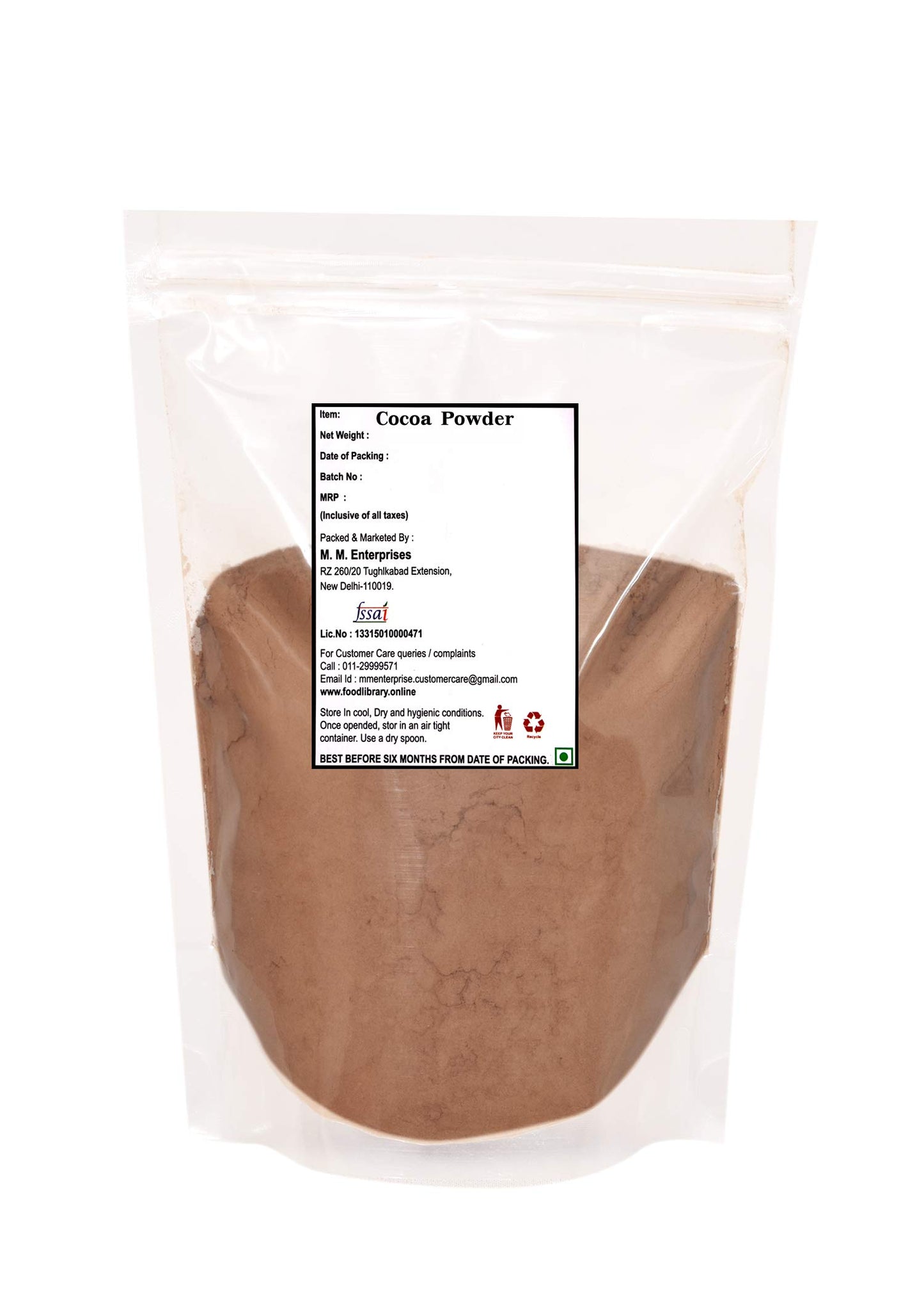 Food Library The Magic Of Nature Authentic Exotic Aromatic Flavourful Indian Spices. (200 gm, Natural Cocoa Powder)