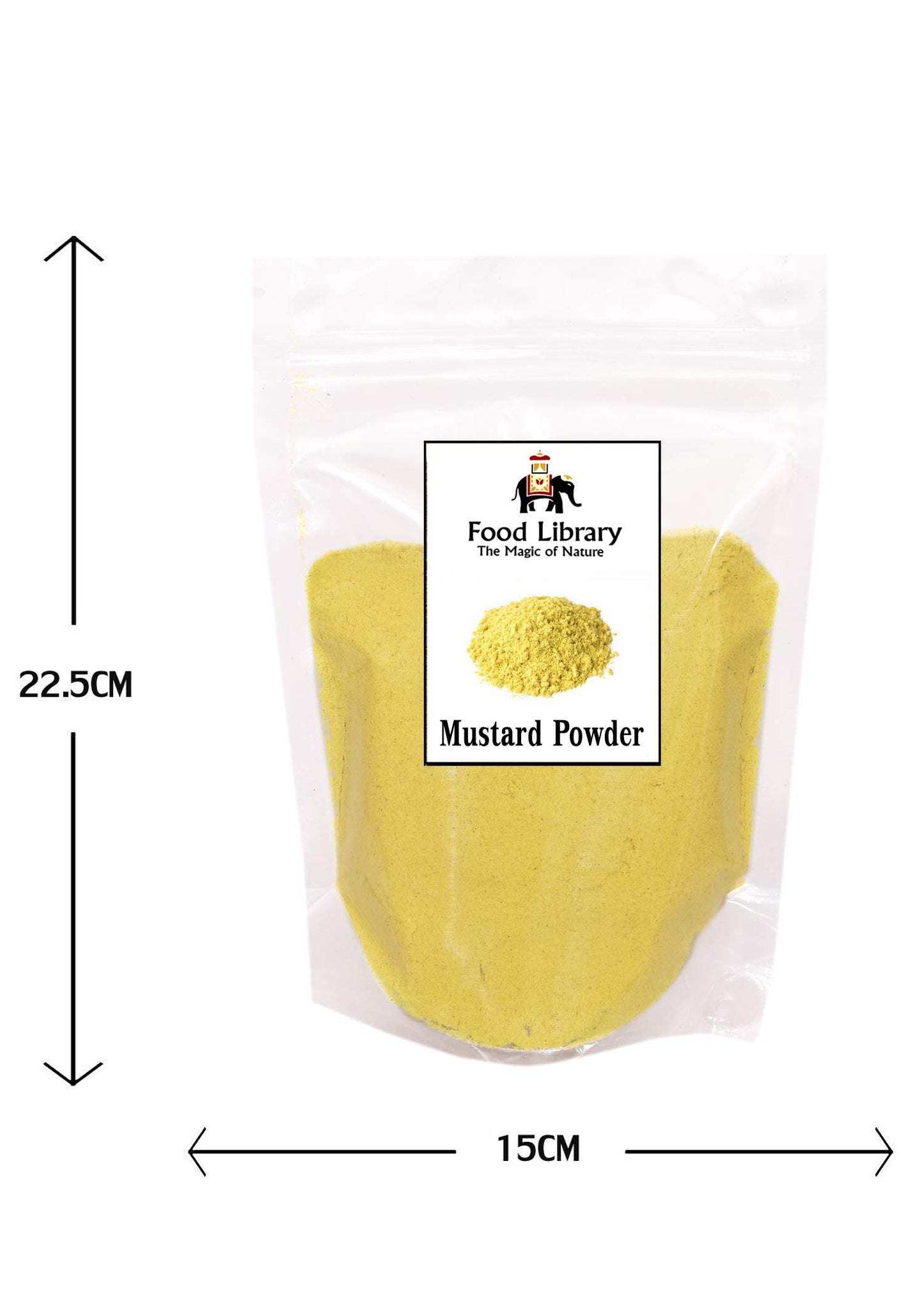 Food Library The Magic Of Nature Authentic Exotic Aromatic Flavourful Indian Spices. (200 gm, Classic English Mustard Powder)
