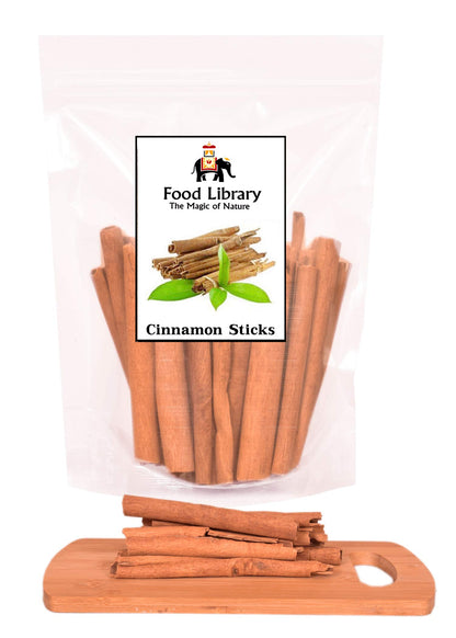 Food Library The Magic of Nature Sri Lankan Cinnamon (Dalchini) Sticks, 200g