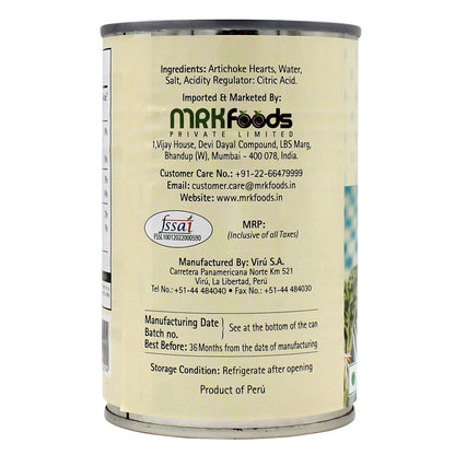 Freshos Hearts of Artichokes in Brine, 400 g, White & Teal, Medium