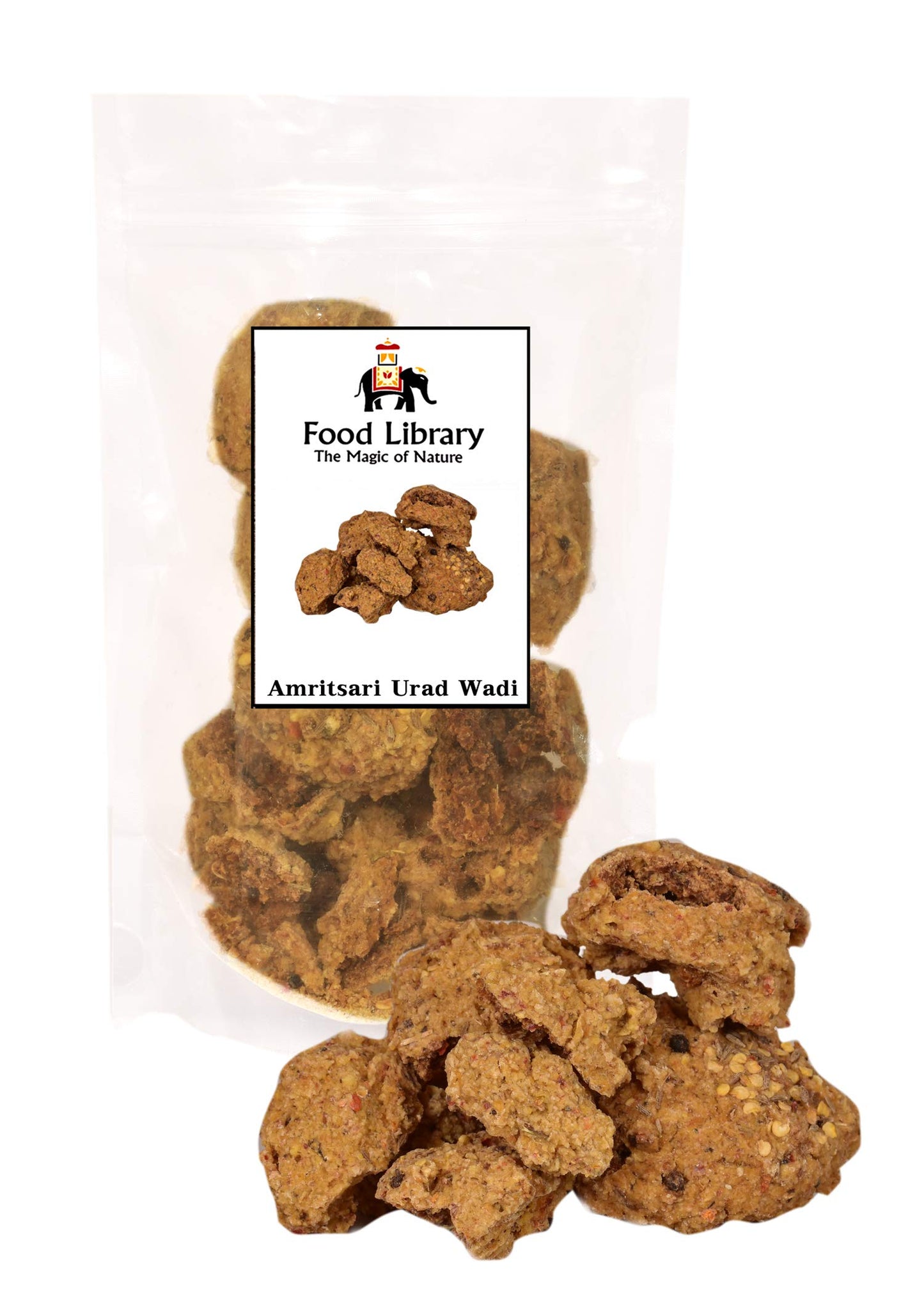 FOOD LIBRARY THE MAGIC OF NATURE Amritsari Urad Wadi - 400 Gm