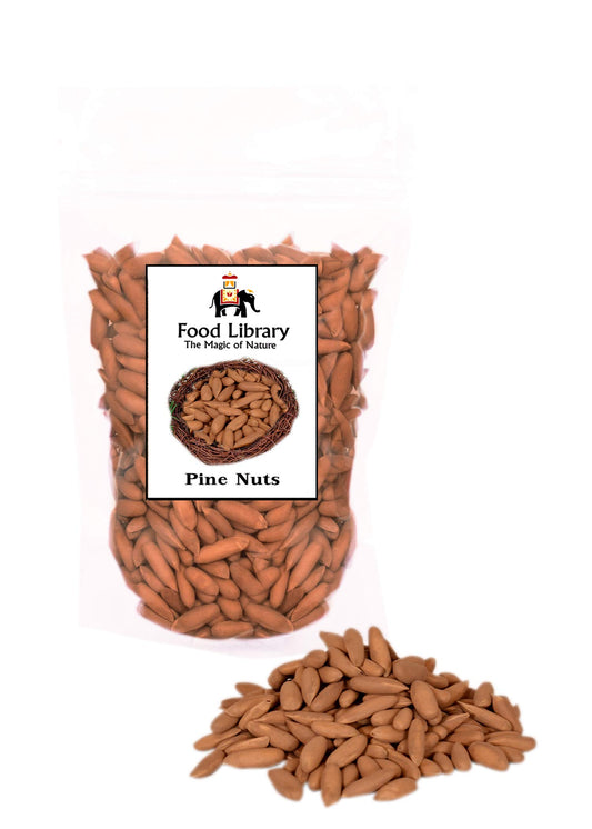 Food Library The Magic of Nature Afghan Pine Nuts (Chilgoza) with Shell, 200g