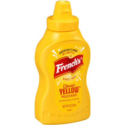 French’s Classic Yellow Mustard (226g) | Prepared With Authentic Mustard Seeds | No Artificial Flavours | Gluten Free