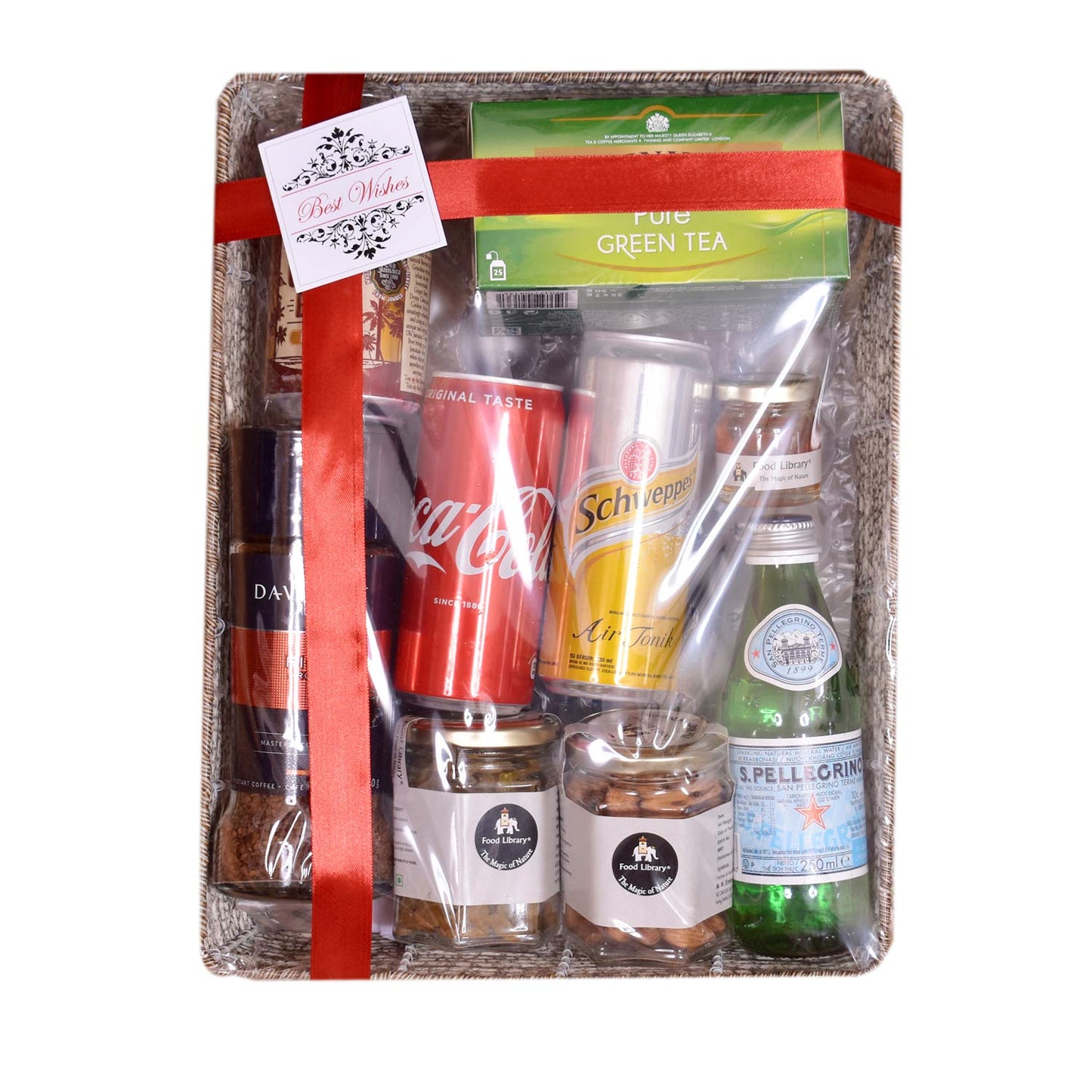 FOOD LIBRARY THE MAGIC OF NATURE Birthday/Anniversary/Christmas/Valentines/Diwali Chocolate Gift Hamper (Chocolates In Leather Basket),600 Gram