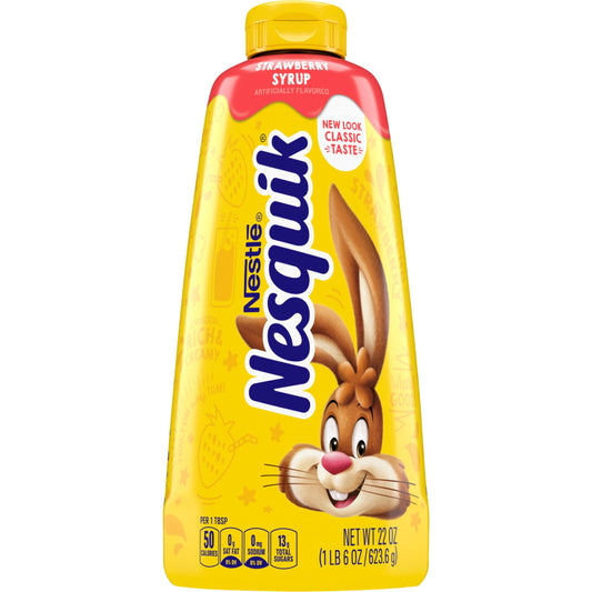 Nesquik Nestle Strawberry Syrup,22 Oz / 623 G