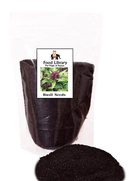 Food Library Basil Seeds, (400g)