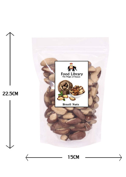 Food Library Raw Brazil Nuts, 200g