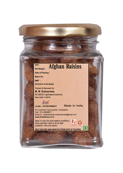 Food Library The Magic of Nature Afghan Raisins/ Munnaka, 275g