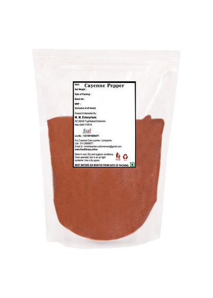 Food Library The Magic Of Nature World Flavours | Epicurean Spices | Global Seasonings | International Spices. (200gm, Cayenne Pepper Powder)