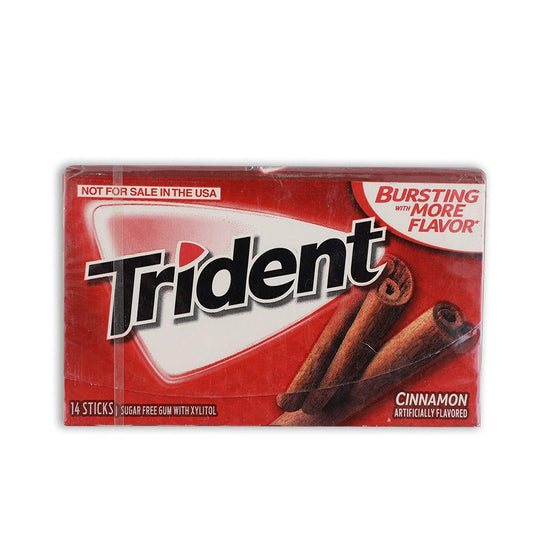 Trident Sugar Free Gum, Cinnamon, 2 x 26.6 GMS