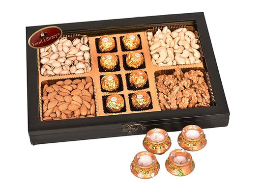 Festival Exclusive Dry Fruits Gift Hamper (Dry Fruits with Chocolate)