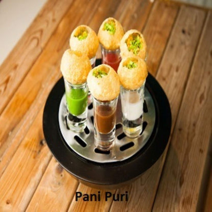 Food Library The Magic of Nature Combo of Ready-to-Fry GOL Gappe (400g) & Instant Pani Puri Masala (100g)
