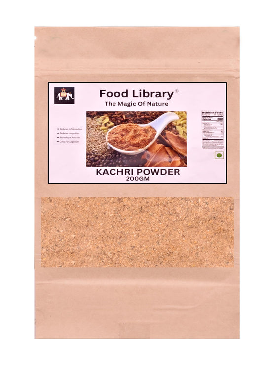 Food Library The Magic Of Nature Authentic Exotic Aromatic Flavourful Indian Spices. (200 gm, Kachri Powder)