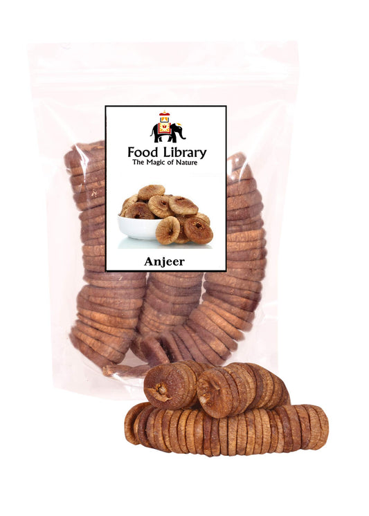 Food LibraryThe Magic Of Nature Premium Dried Afghani Figs (Anjeer) - Nature's Sweet Delight, Rich in Flavor and Nutrients...400gm