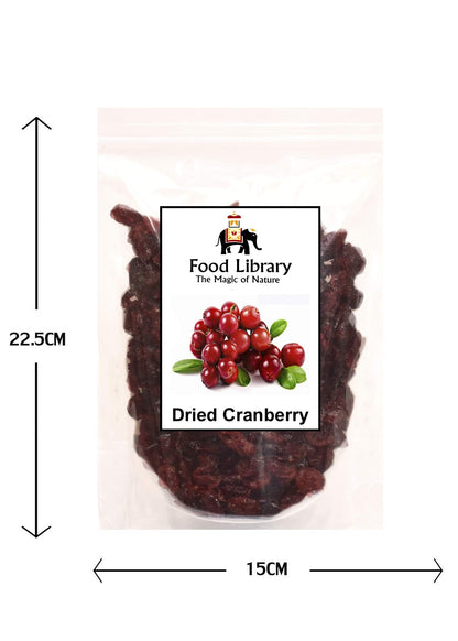 Food Library Dried Cranberries (400g)
