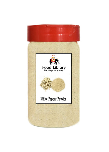 Food Library The Magic of Nature White Pepper Powder Sprinkler, 100g