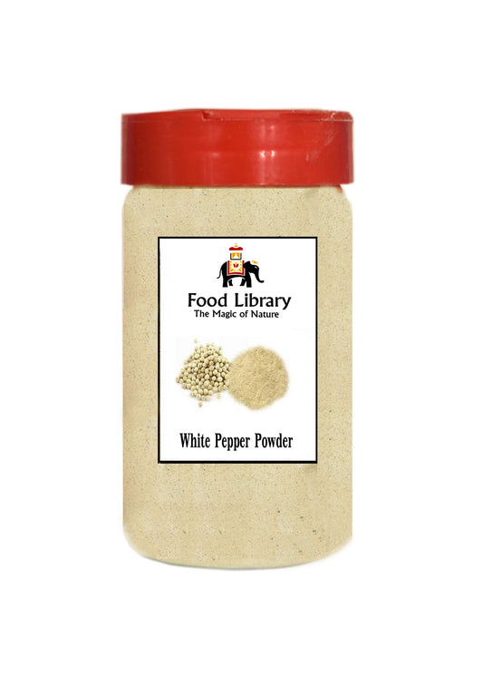 Food Library The Magic of Nature White Pepper Powder Sprinkler, 100g