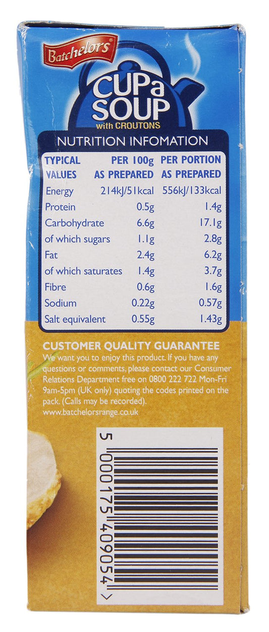 Batchelors Cup a Soup, Chicken and Vegetables with Croutons, 110g
