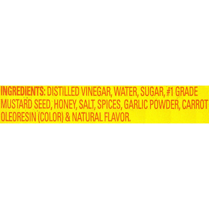French’s Honey Mustard (340g) | Sweet & Tangy | Made With Real Honey | No Artificial Flavours | Perfectly Used in Vinaigrettes & Marinades