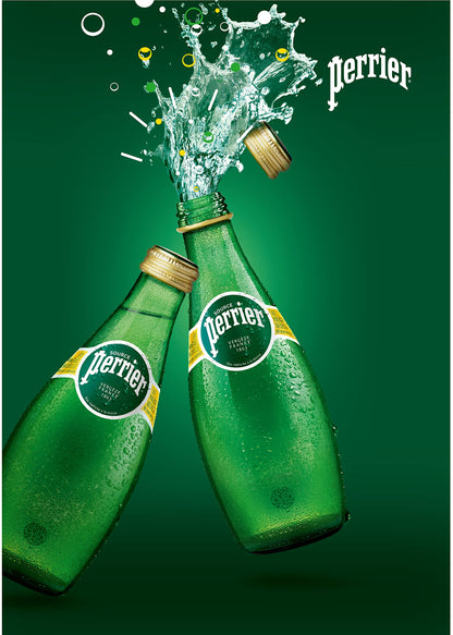 Perrier Carbonated Water (Sparkling Water) 330ml (Pack of 4)