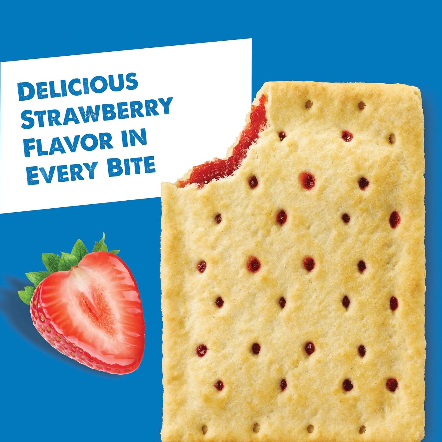 Pop Tarts Unfrosted Strawberry, 384 g