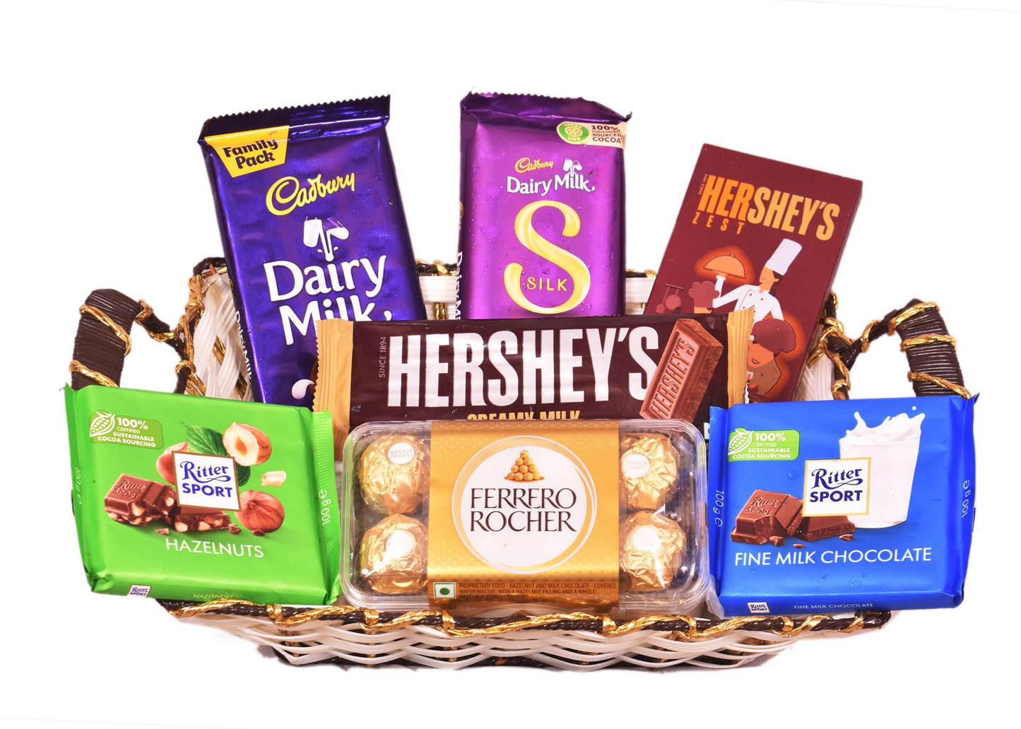 Food Library The Magic of Nature Elegant Luxury Gourmet Gift Hamper Basket