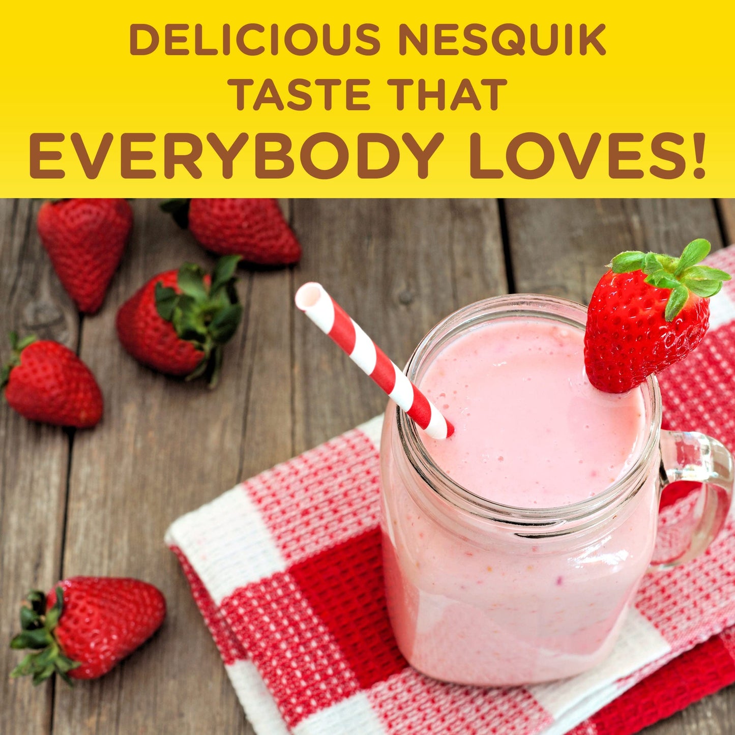 Nesquik Nestle Strawberry Syrup,22 Oz / 623 G