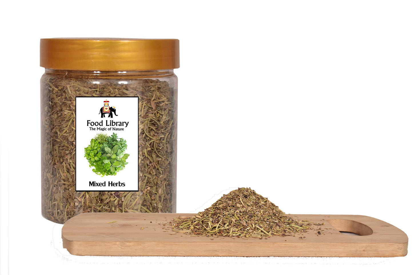 Food Library The Magic of Nature Dried Marjoram Seasoning (Herb), 200g