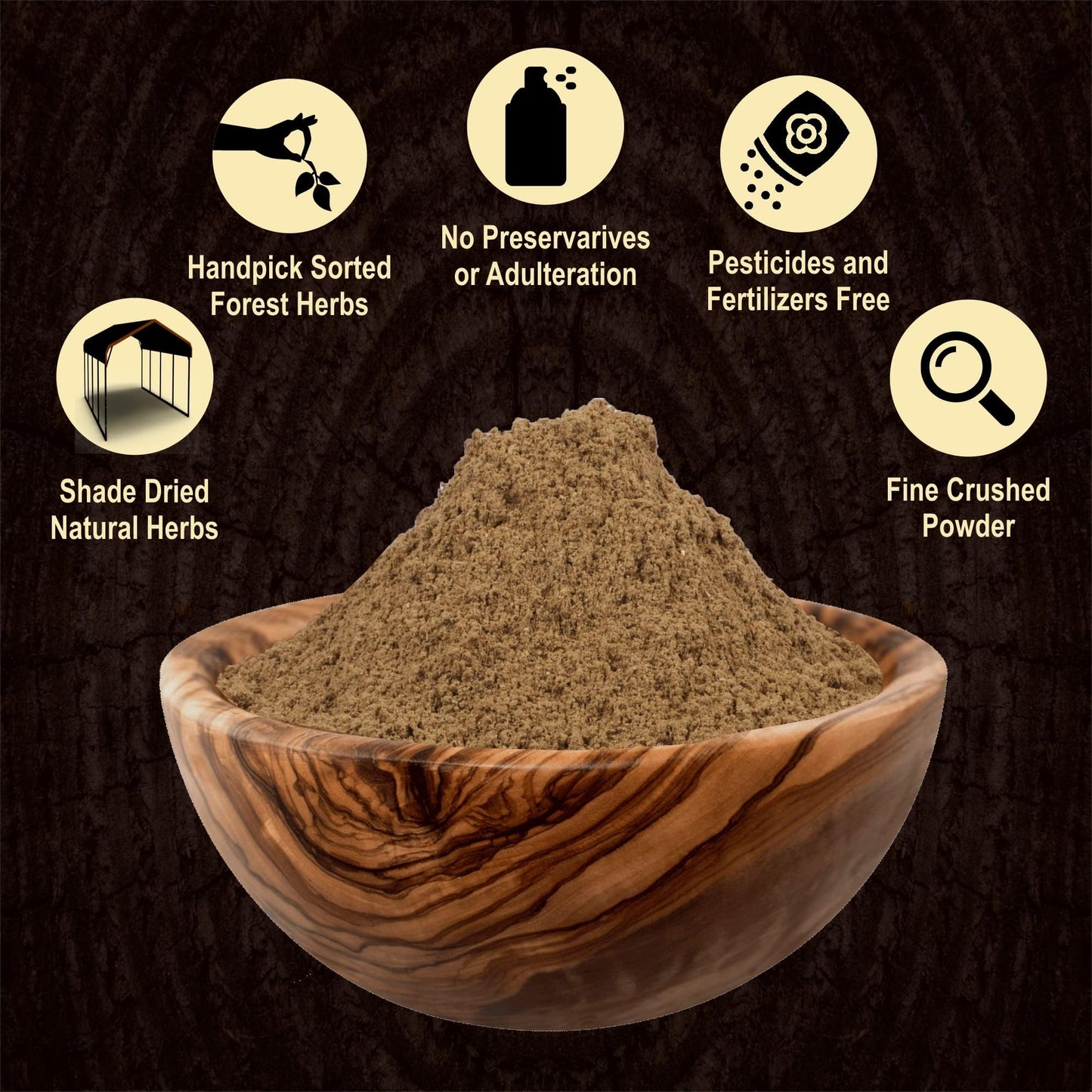 Food Library The Magic Of Nature Authentic Exotic Aromatic Flavourful Indian Spices. (200 gm, Ajwain Powder)